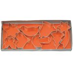 Christmas decorating cutter-set in box, plain, 8 pcs