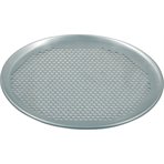 Pizza baking tray, perforated