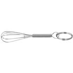 Mini whisk with keyring, 80mm