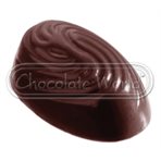 Enrobed chocolates Praline mould CW2055