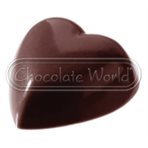Valentine Heart Caraque Praline mould CW2143