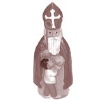 St-Nicolas Hollow figure mould HB162