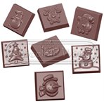 Christmas, New year Praline mould CW1660