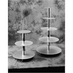 Aluminum cake stand