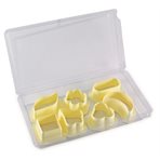 Set of plastic cutters 7 pcs diam 65 mm