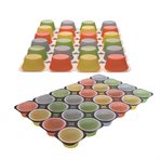 Muffin Tray-Support, colorful,  100 trays