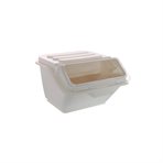 Ingredient storage bin, plastic, with lid