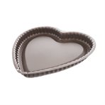 Wavy heart pie mould, 270 mm