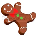 Transfer sheet L014223 Gingerbread cookie man