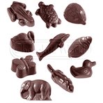 Praline mould CW1541 Various Animals